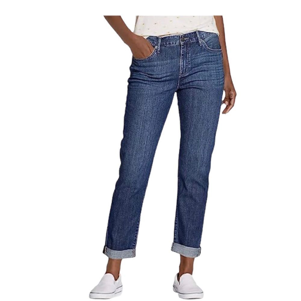 Eddie Bauer women’s tapered leg denim jeans size 14P